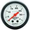 Autometer Phantom 2-1/16in Boost Gauge 0-35PSI Mechanical