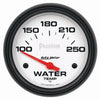 Autometer Phantom 2-5/8in Water Temp Gauge 100-250F Short