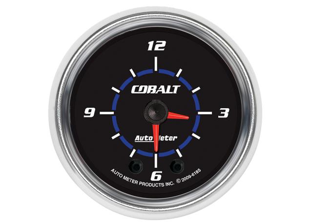 Autometer Cobalt 2-1/16in Clock Analogue AU6185