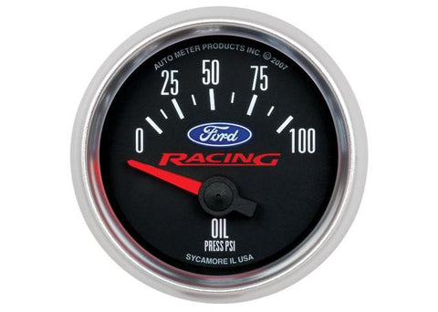 Autometer Ford Racing 2-1/16in Oil Pressure Gauge