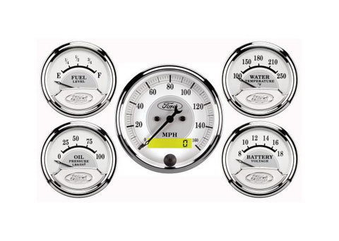 Autometer Ford Hotrod 5 Piece Gauge Kit AU880087