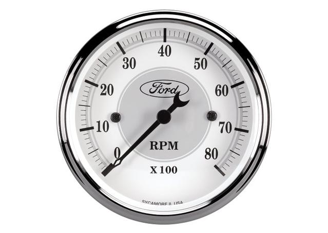 Autometer Ford Hotrod 3-1/8in Tachometer 8000rpm AU880088