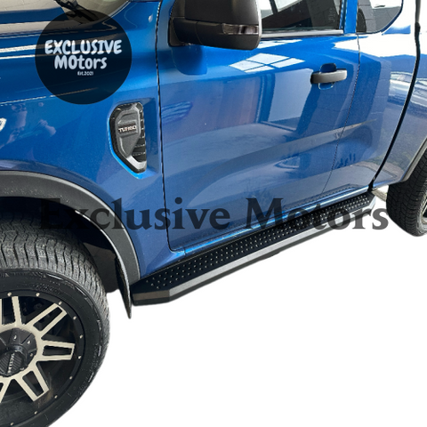 Mitsubishi Triton Side Step Running BoardsBlack Steel (2015-2018)