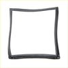 Black rubber window seal with flexible slightly curved shape for back barn door weatherstrip on nissan patrol safari y60