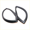 Black rubber weatherstrip window seal strips for back barn door fit nissan patrol safari y60 1987-1997