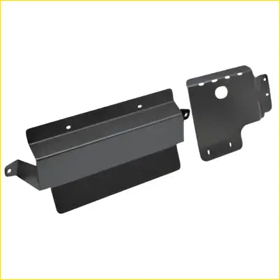 Black metal dashboard mounting bracket set for bash plate fit for toyota landcruiser 76 78 79 series v8 radiator covers