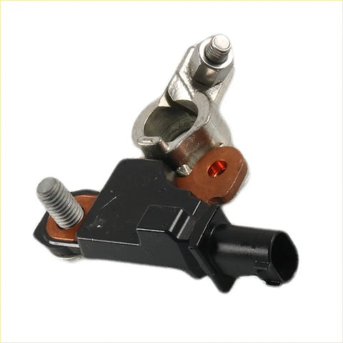 Black plastic battery current sensor with metallic clamps copper terminals and threaded bolt for Chrysler Jeep Dodge