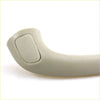 Beige plastic a-pillar grab handle for toyota hilux sr5 2004-2016 with smooth curved design and integrated button