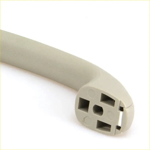 Beige plastic roof grab handle for toyota hilux sr5 mk6 champ 2004-2013 with molded rectangular and circular cutouts