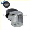 Silver metal belt tensioner with black rubber pulley for nissan murano z50 z51 and x trail t30 t31 models
