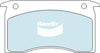 Bendix General CT Brake Pad Set Front DB1028 GCT