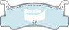 Bendix Protrans Brake Pad Set Rear DB1159 PR