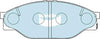 Bendix 4x4 Brake Pad Set Front DB1205 -4WD