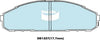 Bendix Protrans Brake Pad Set Front DB1257 PR