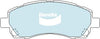 Bendix General CT Brake Pad Set Front DB1363 GCT