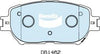 Bendix General CT Brake Pad Set Front DB1462 GCT