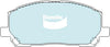 Bendix Heavy Duty Brake Pad Set Front DB1488 HD