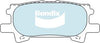 Bendix Heavy Duty Brake Pad Set Rear DB1518 HD