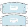 Bendix 4x4 Brake Pad Set Rear DB1862 -4WD