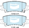Bendix Protrans Brake Pad Set Rear DB1920 PR