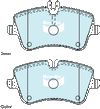 Bendix Ultimate Brake Pad Set Front DB1921 ULT