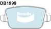 Bendix Euro Brake Pad Set Rear DB1999 Euro+