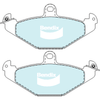 Bendix Heavy Duty Brake Pad Set Rear DB2028 HD