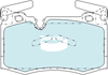 Bendix General CT Brake Pad Set Front DB2222 GCT