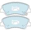 Bendix General CT Brake Pad Set Front DB2272 GCT