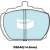 Bendix General CT Brake Pad Set Front DB840 GCT