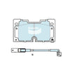Bendix 4x4 Brake Pad Set DB2637 4WD