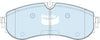Bendix Heavy Duty Brake Pad Set Rear DB2684 HD