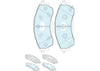 Bendix 4x4 Brake Pad Set Front DB2699 -4WD