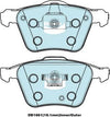 Bendix Euro Brake Pad Set Front DB1661 Euro+