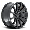 Gloss black bgw blast alloy wheel with multi-spoke design and bcw branding on the center cap