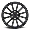 Black gloss finish bgw blast alloy wheel with multi-spoke design and center cap for cars