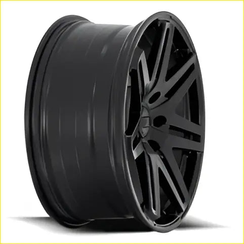 Black matte finished alloy wheel bgw capone with a sleek multi spoke design for stylish rides