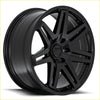 Black matte finished alloy wheel bgw capone with multi spoke design and dc logo center cap
