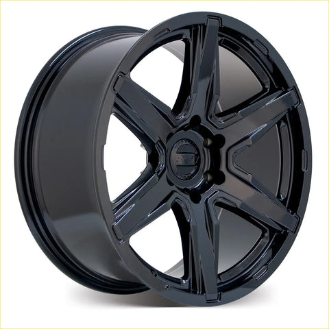 Black gloss-finished alloy wheel bgw legend with bold multi-spoke design and center cap bearing bbs logo