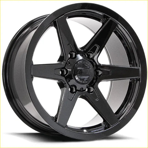 Black glossy five-spoke alloy wheel bgw primal gloss black with central bbs logo hubcap
