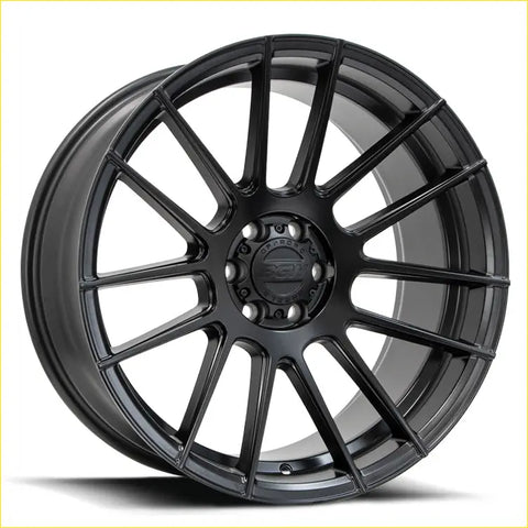 Black matte finished alloy wheel bgw shadow with multi spoke design and sparco logo on the central hubcap