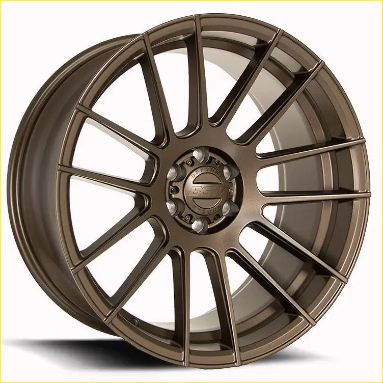 Bronze finished alloy wheel bbs bgw shadow with multi spoke design and matt bronze color center cap