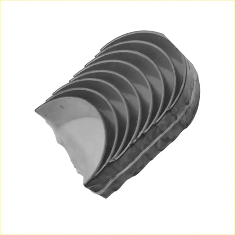 Set of ten metallic gray big end conrod bearings with smooth curved design for toyota hilux ln110 ln111 engines