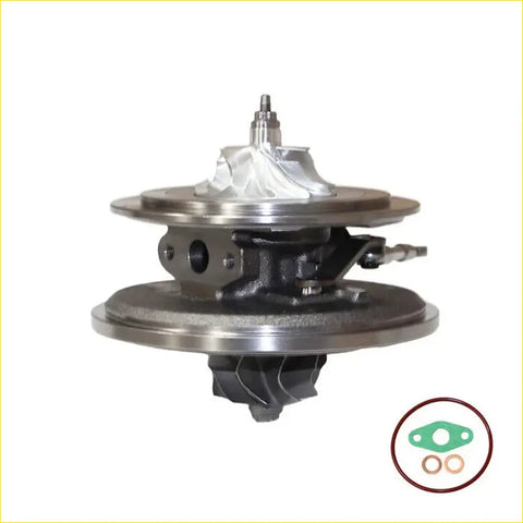 Billet turbo cartridge chra core for ford ranger 3.2l 2011-2015 with silver and black metallic turbine housing