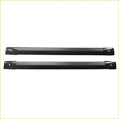 Black metal cross bars roof racks with keys fit for 1999-on mitsubishi pajero supporting 280kg load capacity