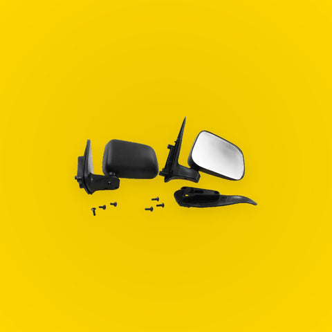 Black Door Mirrors for Toyota Hilux 1997-2006