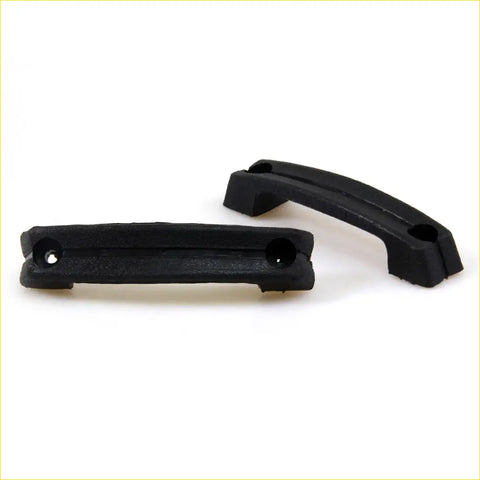 Black inner door handles for nissan datsun 620 720 1972-1986 with black rubber grips molded contours and pre-drilled holes