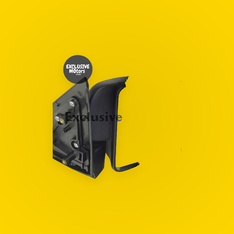 Black Right-Hand Mirror Corner Mount for Ford Courier/Mazda Bounty
