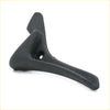 Black rubber seat adjustment lever handle for mitsubishi strada triton l200 with ergonomic grip and central mounting hole