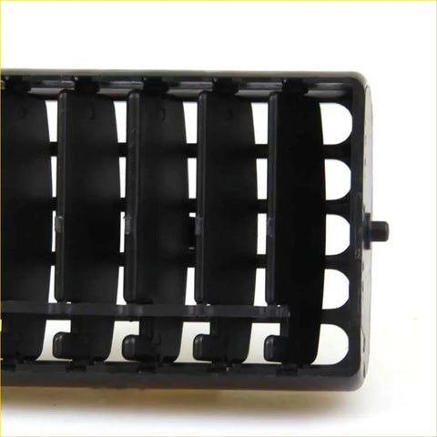 Black plastic vent trim for Mazda B2200 B2600 1985-2006 with vertical slats and right side knob